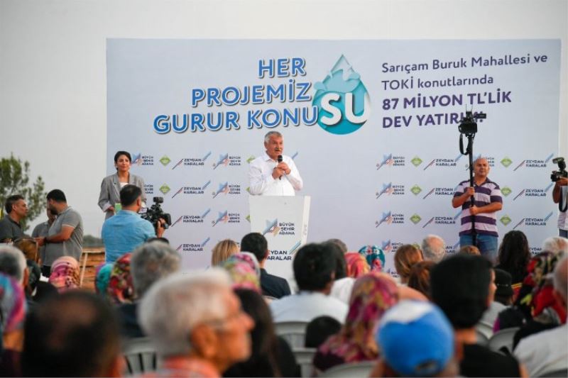 Sarıçam’a 3 dev hizmet daha