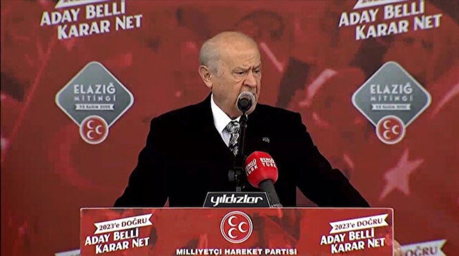 MHP Lideri Devlet Bahçeli: Küresel ablukaya diz çökmeyeceğiz, şirret oyunlarını bozacağız. 