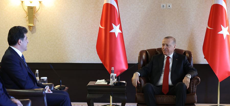 Cumhurbaşkanı Erdoğan, IKBY Başkanı Barzani