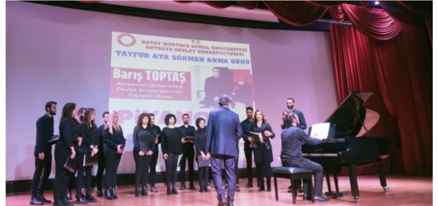 ADYÜ ile MKÜ Devlet Konservatuarları Merhum Cumhurbaşkanı Sökmen Anısına Müzik Dinletisi Düzenledi