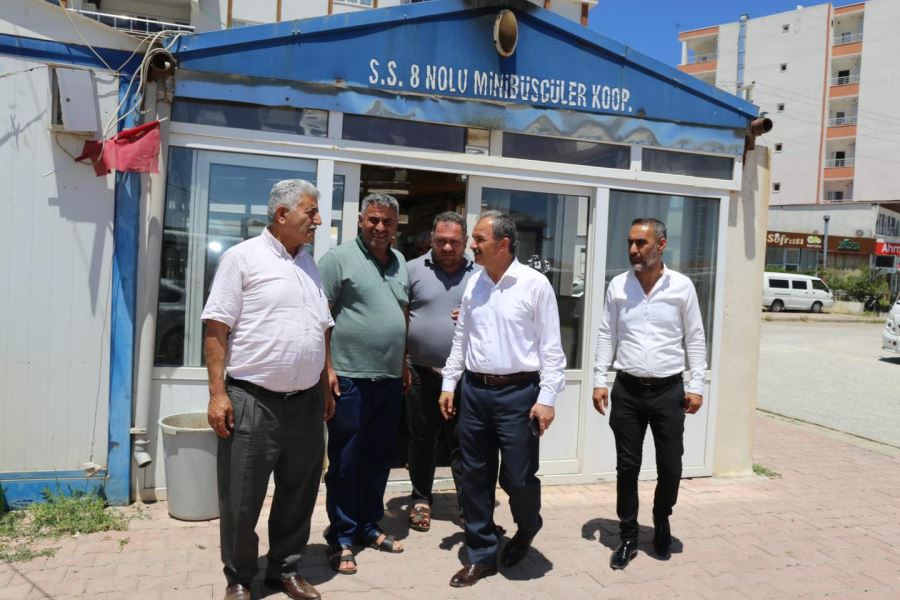 Başkan Kılınç, Ziyaret Minibüs Kooperatifi Şoförlerini Ziyaret Etti