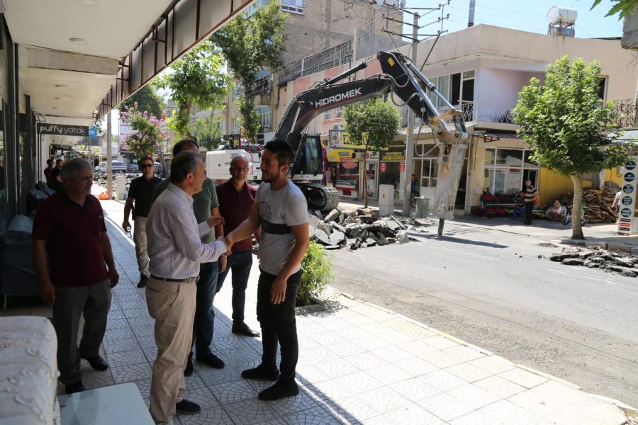 Başkan Kılınç, Prestij Cadde Çalışmalarını İnceledi