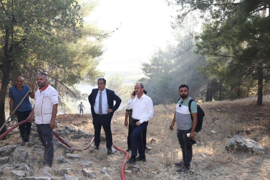 Başkan Kılınç, Yangın Söndürme Çalışmalarını Yerinden Takip Etti