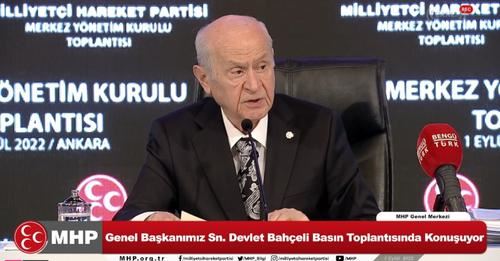 MHP Lideri Devlet Bahçeli: Zillet İttifakı, fikri ve fiili olarak dağılmıştır...