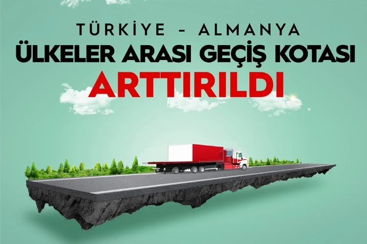 Türkiye-Almanya arası geçiş kotaları arttırıldı