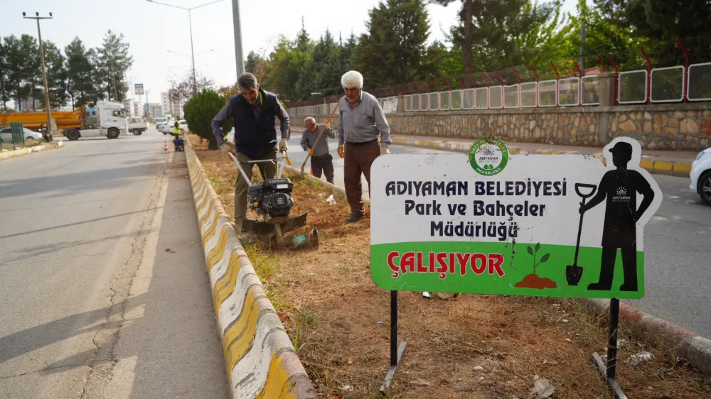 Adıyaman Belediyesi Daha Yeşil Bir Adıyaman İçin Çalışmalarına Devam Ediyor.