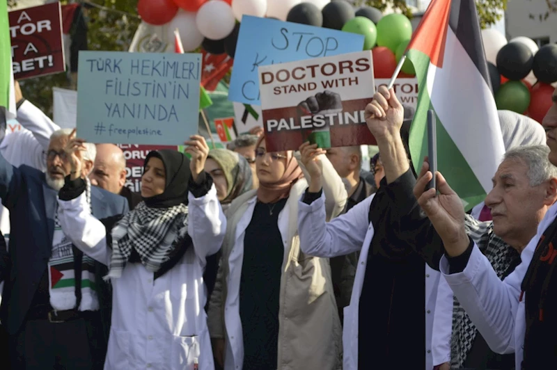 Adıyamanlı hekim ve sağlık çalışanlarından Gazze