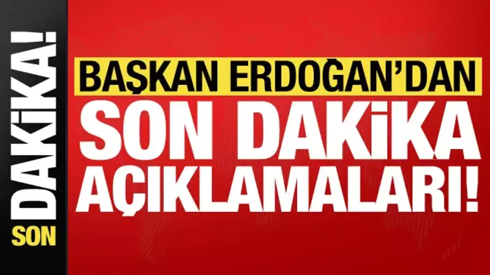 Skandal olay sonrası Erdoğan