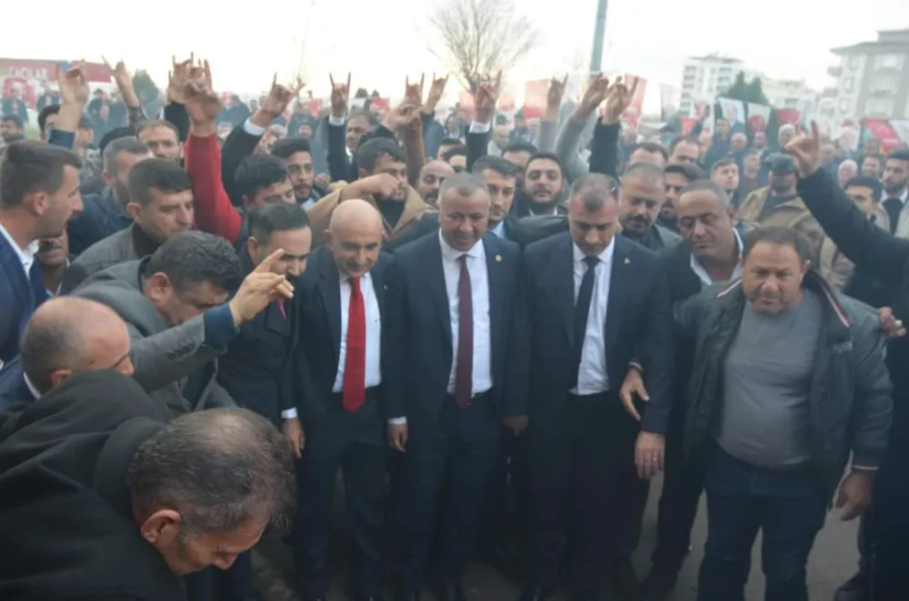 MHP Kilis Belediye Başkan Adayı AV. Hasan Kara sevgi seli ile karşılandı