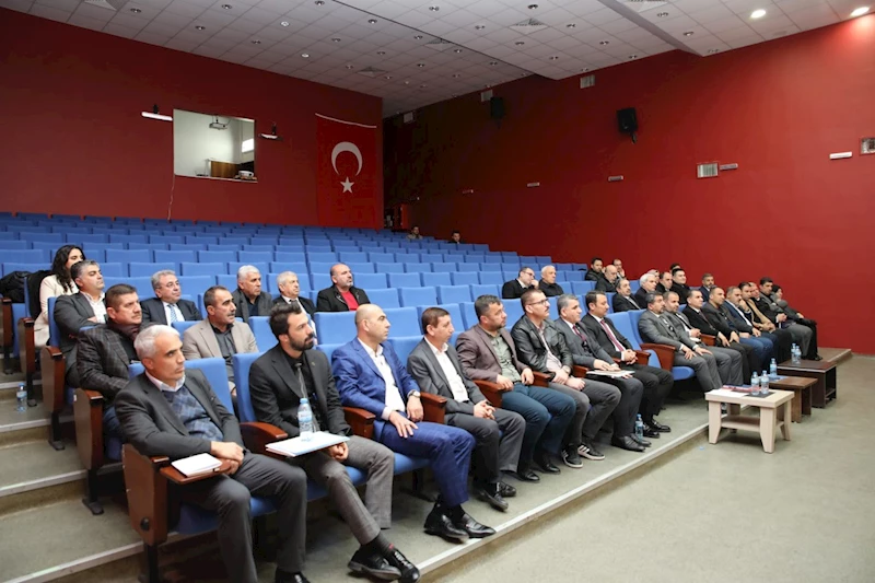 Değerlendirme toplantısında şube müdürleri bir araya geldi 