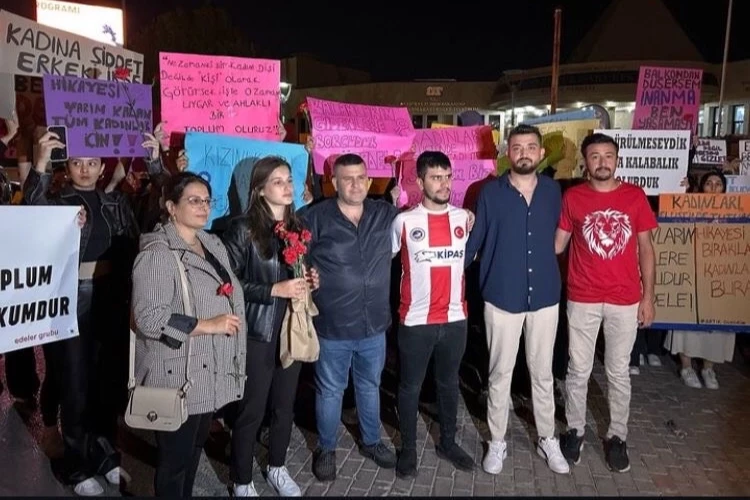 Kahramanmaraş kadına yönelik şiddete karşı tek yürek oldu