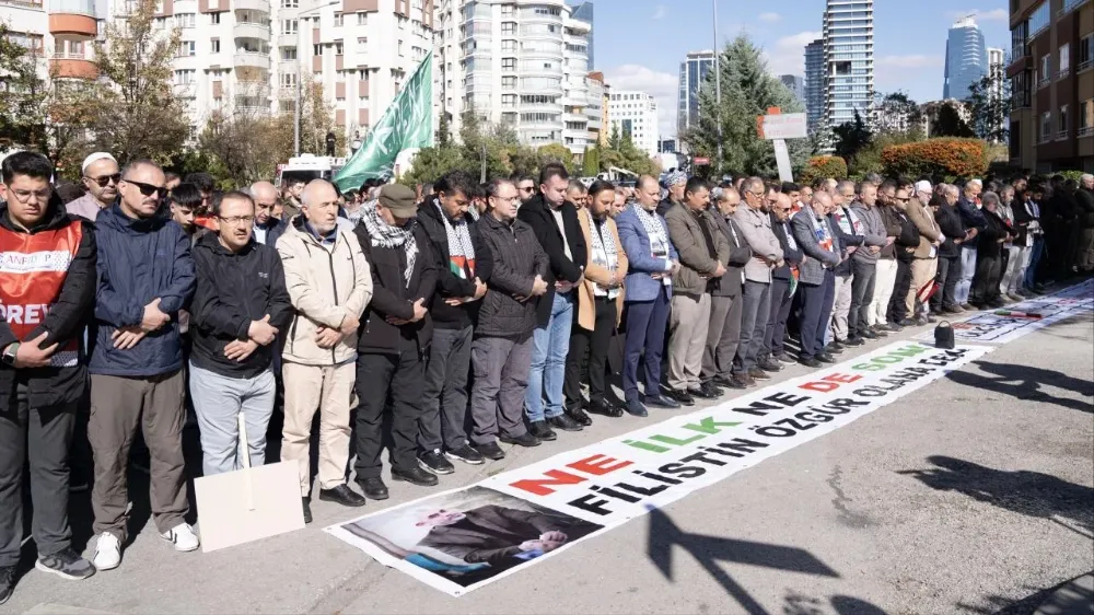 Şehit Yahya Sinvar için Ankara