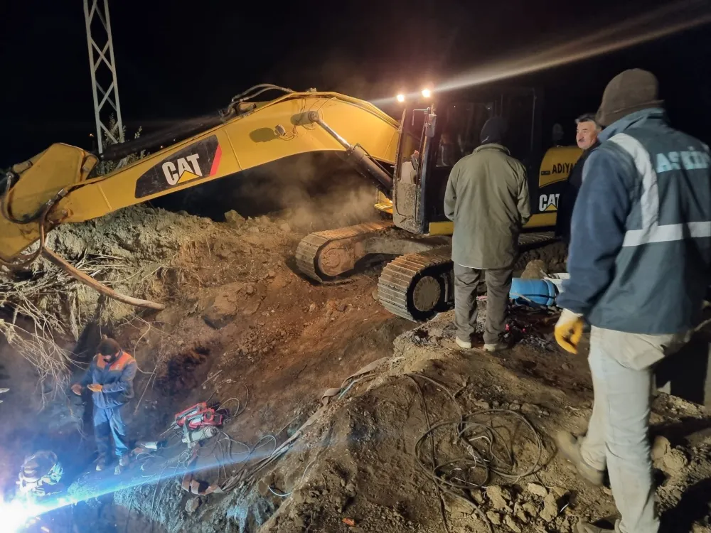 Havşeri isale hattında çalışmalar tamamlandı, su arzı sağlanmaya başlandı