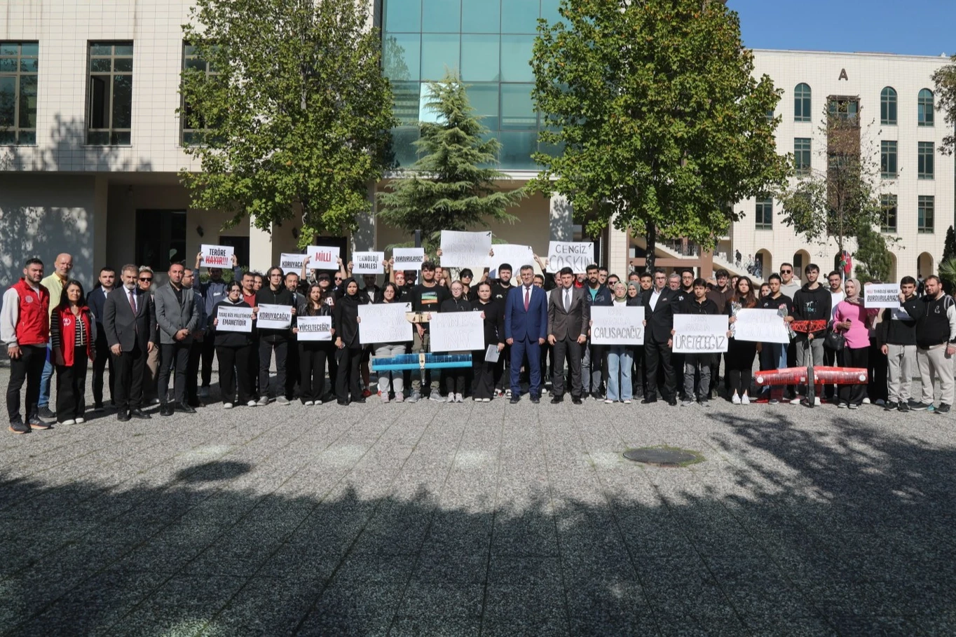   BTÜ öğrencilerinden TUSAŞ’a yapılan terör saldırısına tepki