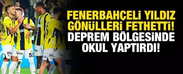 Fenerbahçeli futbolcu Hatay