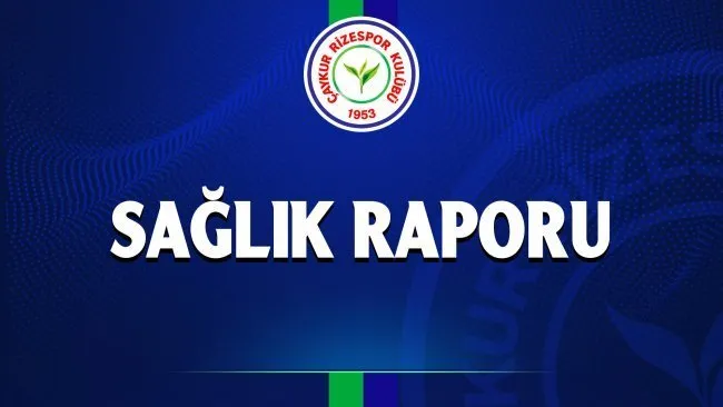 Çaykur Rizespor’da Hojer’in sakatlığı hakkında bilgilendirme