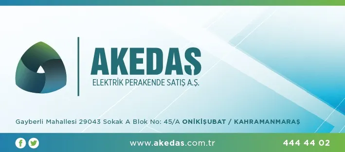 AKEDAŞ Elektrik Perakende Satış A.Ş. ,web ve mobil uygulamalarını yeniledi