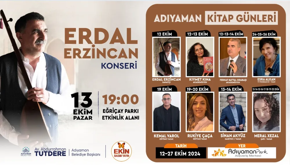 Adıyaman Kitap Günleri 12-27 Ekim Tarihlerinde Başlıyor