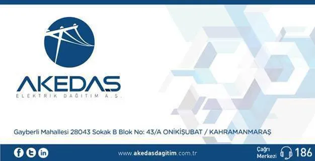 AKEDAŞ ELEKTRİK DAĞITIM A.Ş. BASIN AÇIKLAMASI