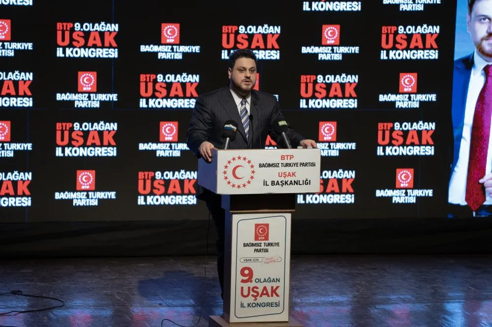 BTP Lideri Hüseyin Baş, Uşak’ta Gündeme Dair Konuştu