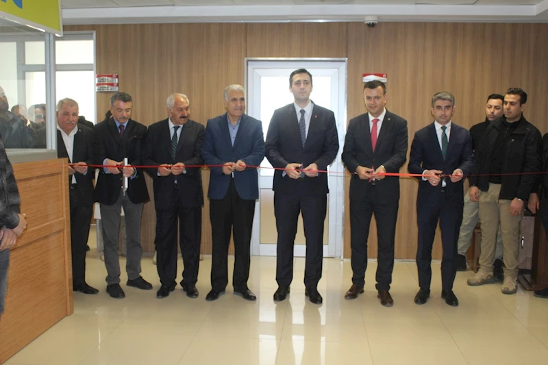 Kahta Adalet Sarayı’nda ilk defa PTT şubesi açıldı 