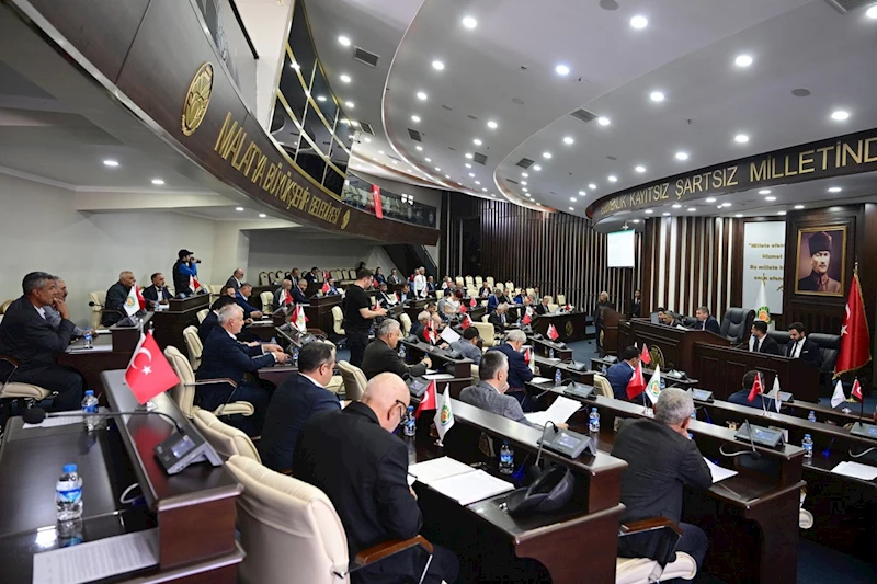 Malatya Büyükşehir Belediye Meclisi Mayıs ayı toplantıları sona erdi 
