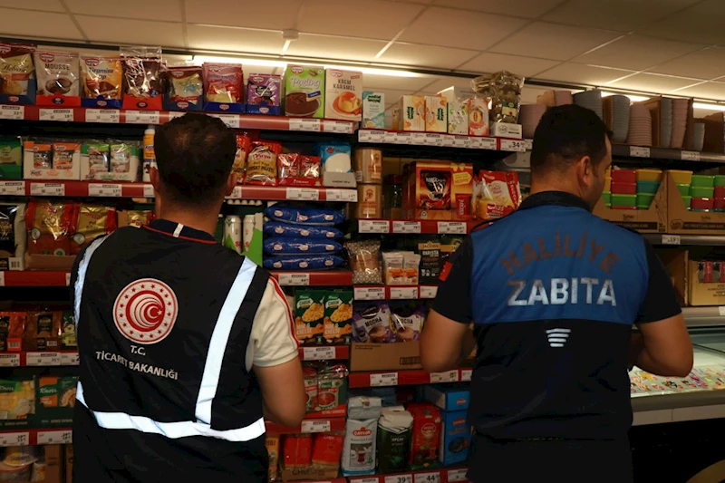 Haliliye’de market ve restoranlara sıkı denetim 