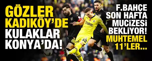 Fenerbahçe - İstanbulspor! Muhtemel 11