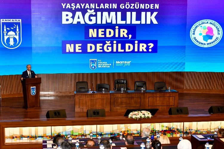 Ankara Büyükşehir Belediyesinden bağımlılığa karşı panel