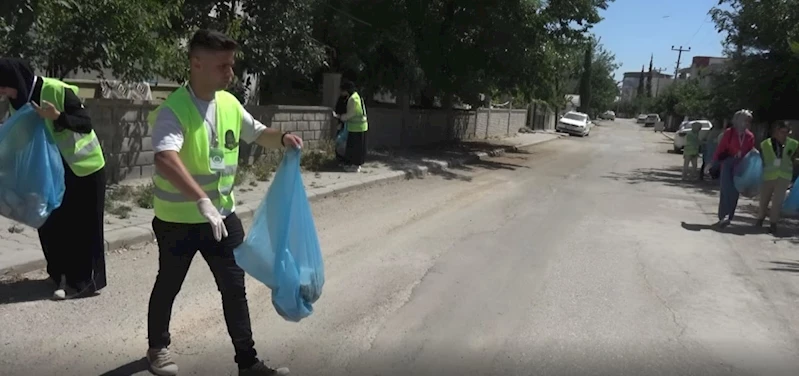 Adıyaman’da 5 Haziran Dünya Çevre Günü kapsamında çevre temizliği yapıldı  - Videolu Haber