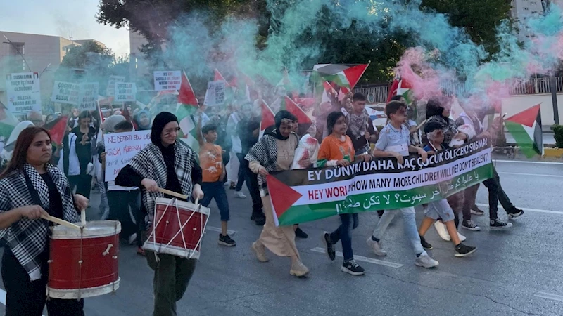 Gaziantep Filistin için ayaklanıyor 