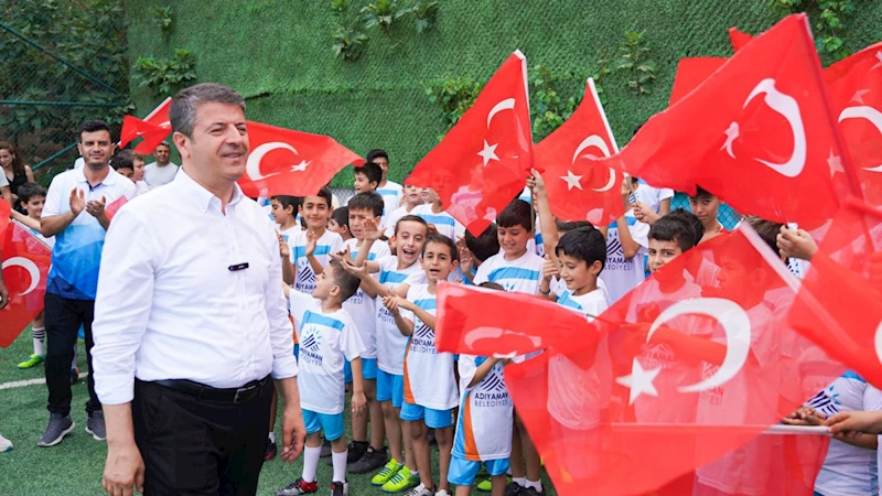 Adıyaman Belediyesi Yaz Spor Okulları, Futbol Branşı coşkuyla açıldı  