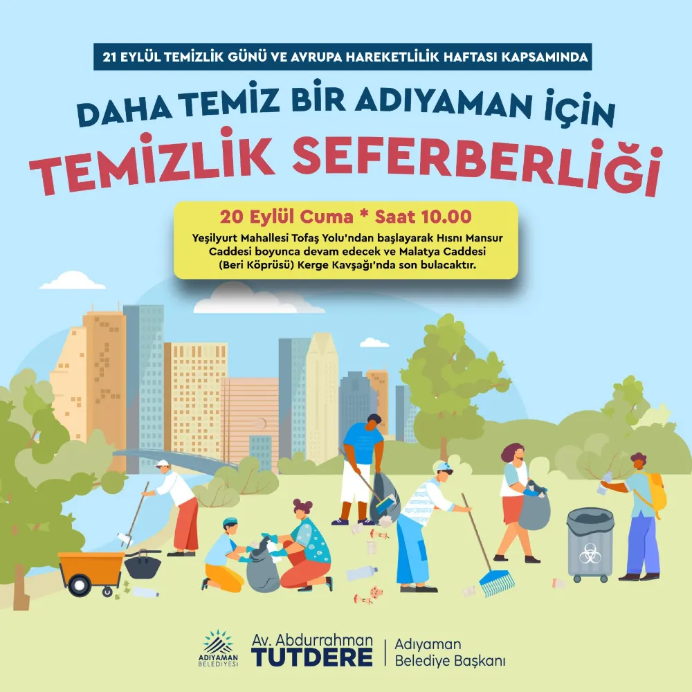 Başkan Tutdere süpürgeyle sokağa inecek…