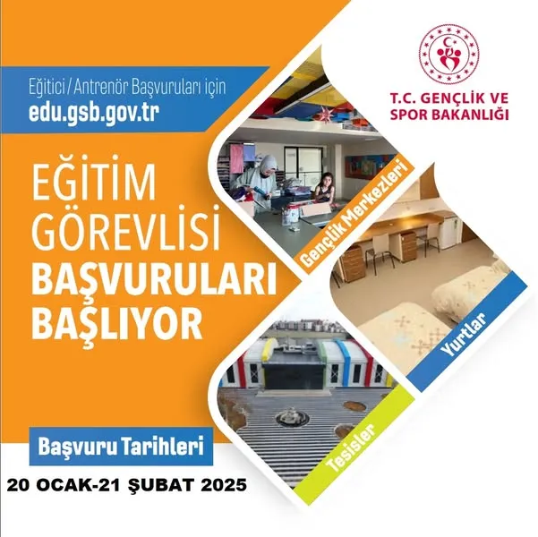 EĞİTİM GÖREVLİSİ BAŞVURULARI BAŞLIYOR