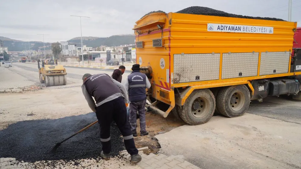 Adıyaman Belediyesi altyapı çalışmalarına hız kesmeden devam ediyor