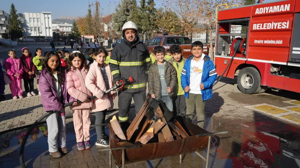 Adıyaman Belediyesi’nden Heyecan Dolu Yangın Tatbikatı