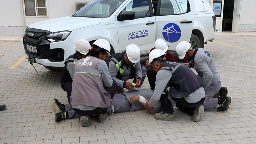 AKEDAŞ Elektrik Dağıtım A.Ş.’den Yangın Tatbikatı
