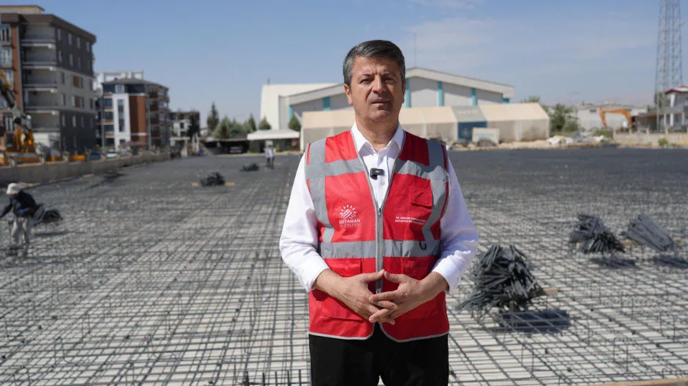 Adıyaman Belediyesi ek hizmet binası inşaatı devam ediyor