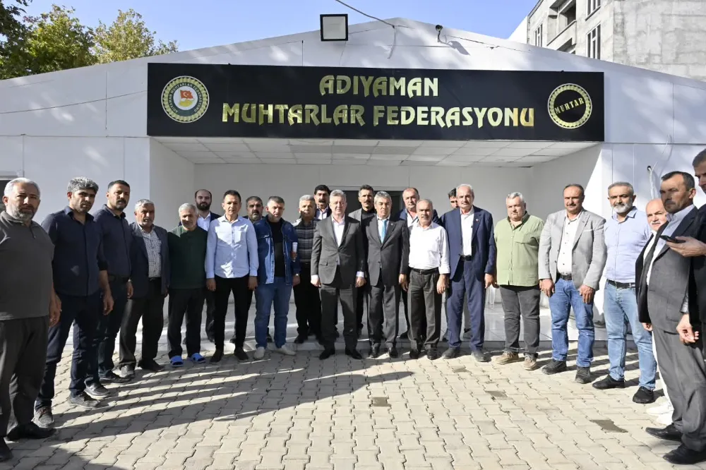 Emniyet Müdürü Arzum Nazman’dan Muhtarlar Federasyonuna Ziyaret