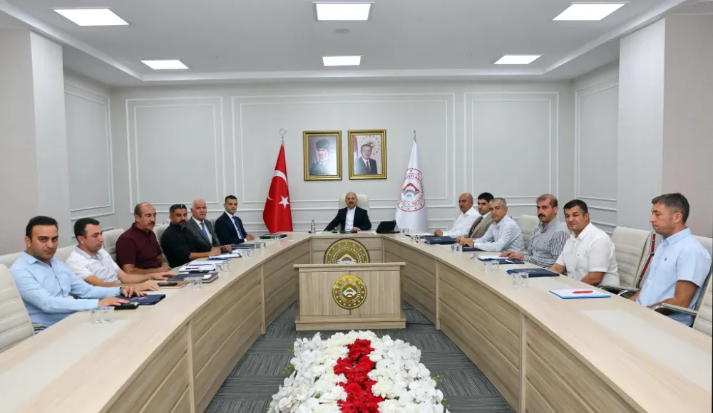 Vali Osman Varol Başkanlığında Özel İdare Yatırımları Masaya Yatırıldı