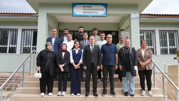 İl Millî Eğitim Müdürü Ali Tosun’dan Yukarı Kuşakkaya İlk ve Ortaokuluna Ziyaret