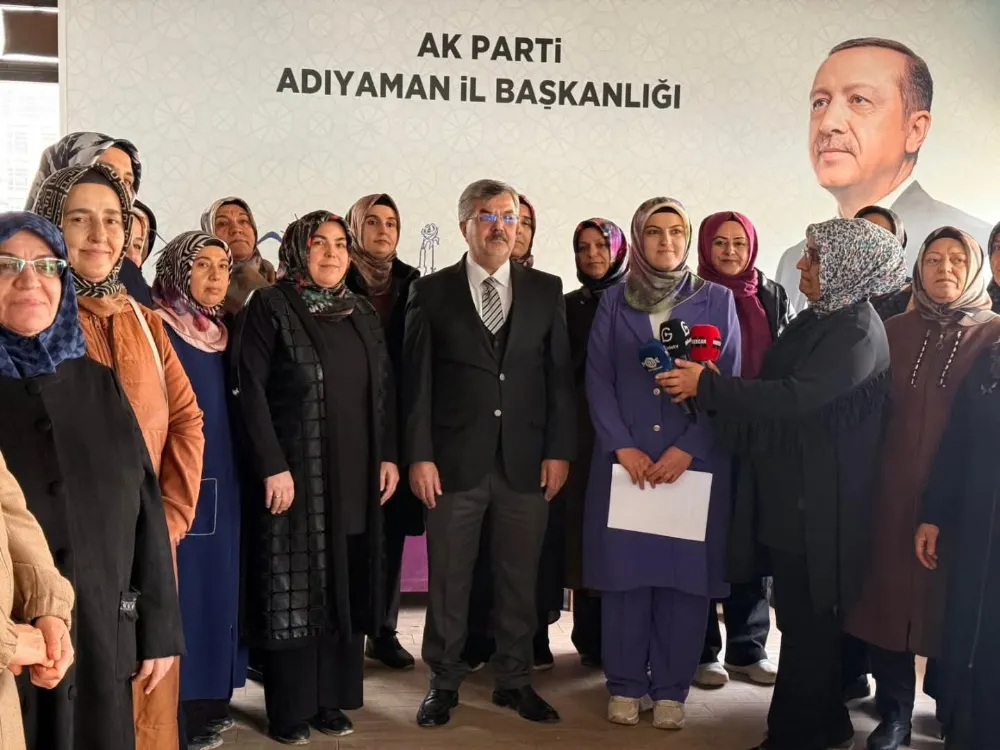 AK Parti Adıyaman Kadın Kolları’ndan 25 Kasım’da Şiddete Karşı Güçlü Mesaj