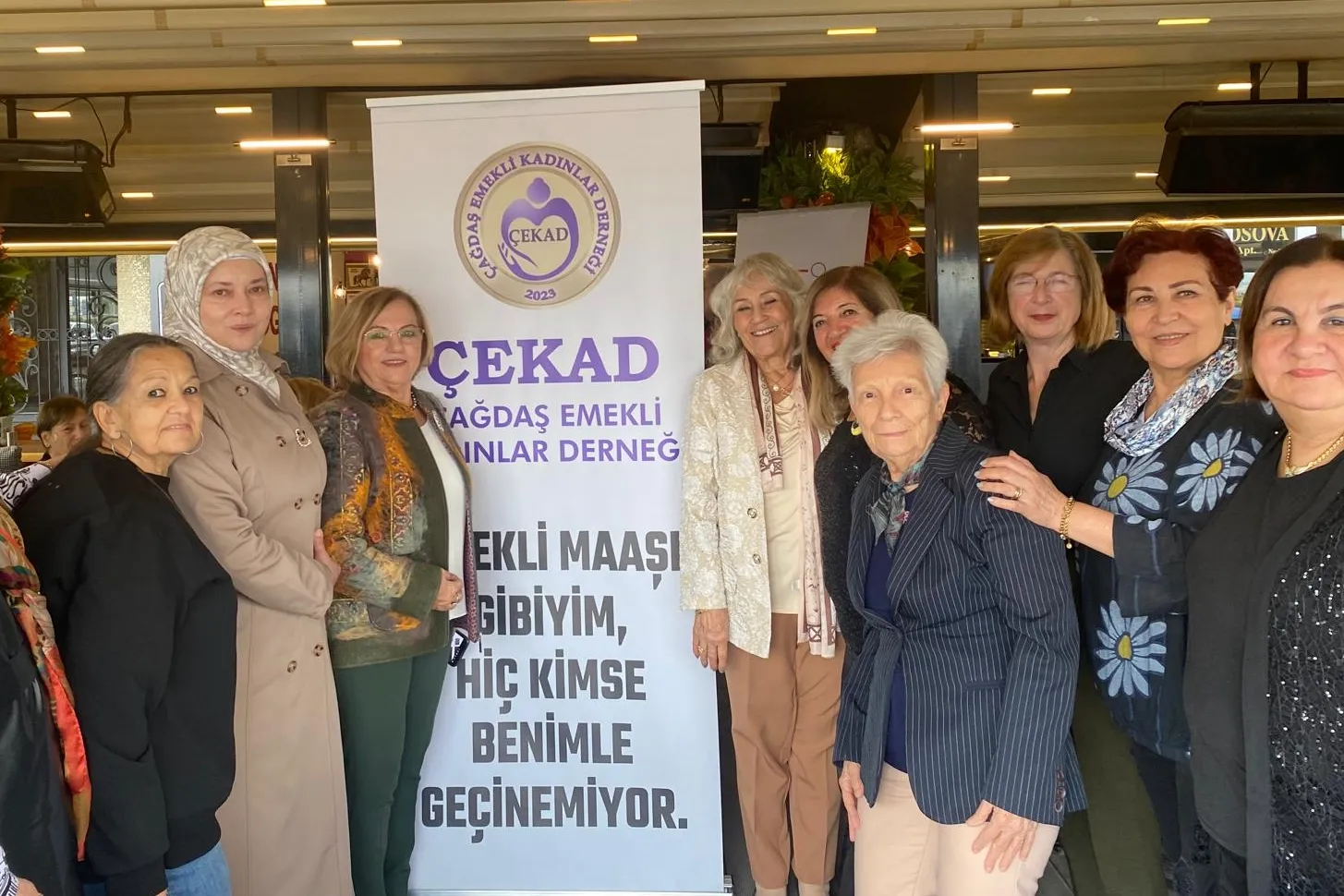 Emekli kadınlardan güç birliği buluşması