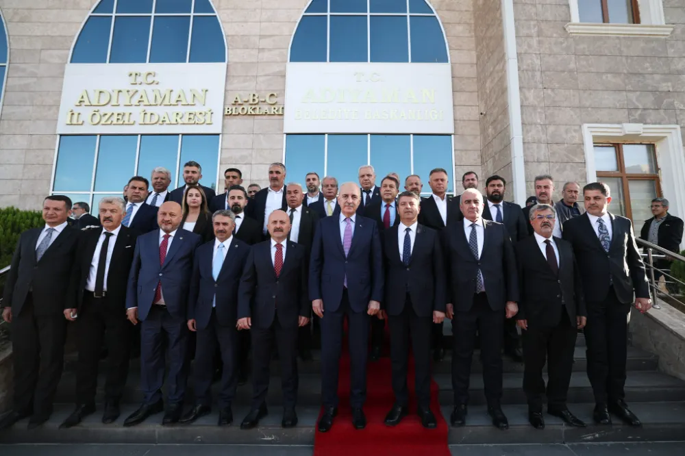 TBMM Başkanı Kurtulmuş, Adıyaman’da Valilik ve Belediyeyi Ziyaret Etti