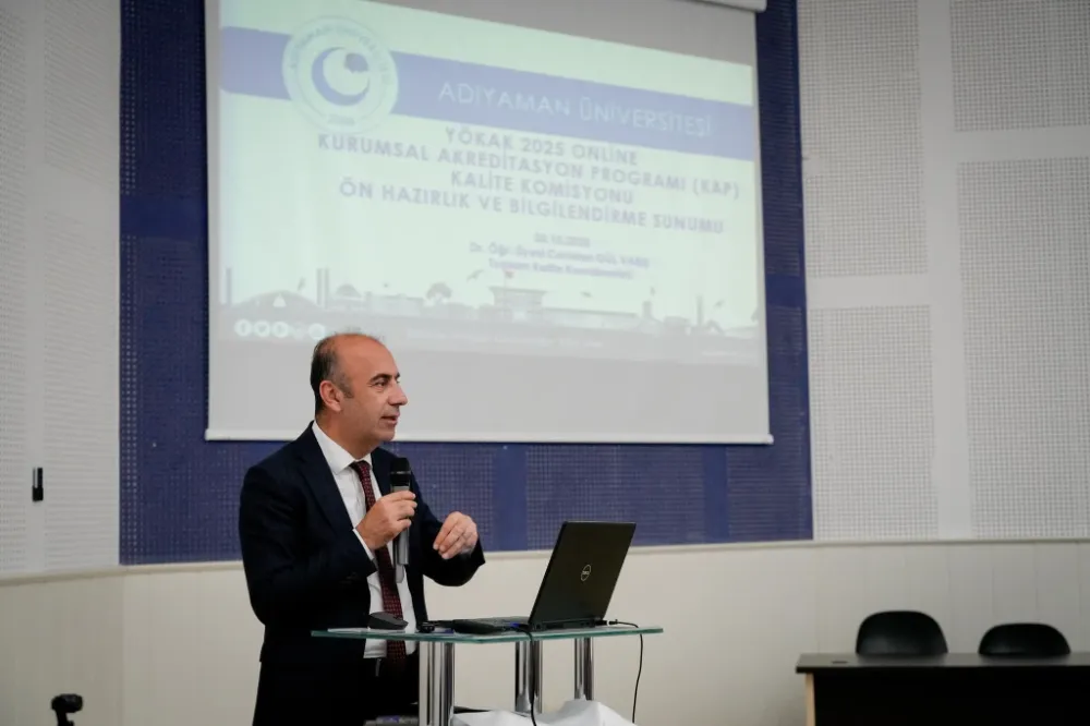 Adıyaman Üniversitesinde Kurumsal Akreditasyon Süreci Bilgilendirme Toplantıları Devam Ediyor