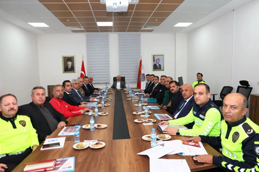 Adıyaman’da Kış Mevsimi Trafik Tedbirleri Toplantısı Yapıldı