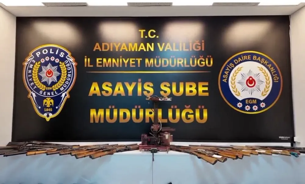 Adıyaman Merkezli Silah Kaçakçılığı Operasyonunda 9 Tutuklama