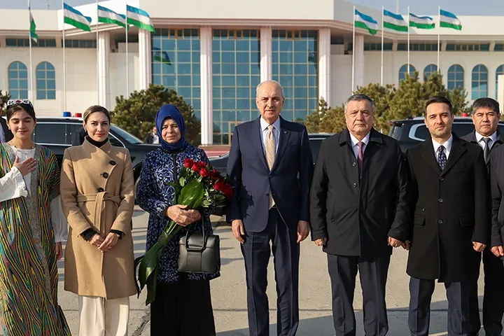 TBMM Başkanı Kurtulmuş Özbekistan