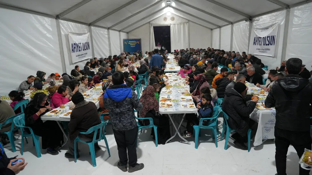 Başkan Tutdere: “Halkın sofrasına halkımızı bekliyoruz”