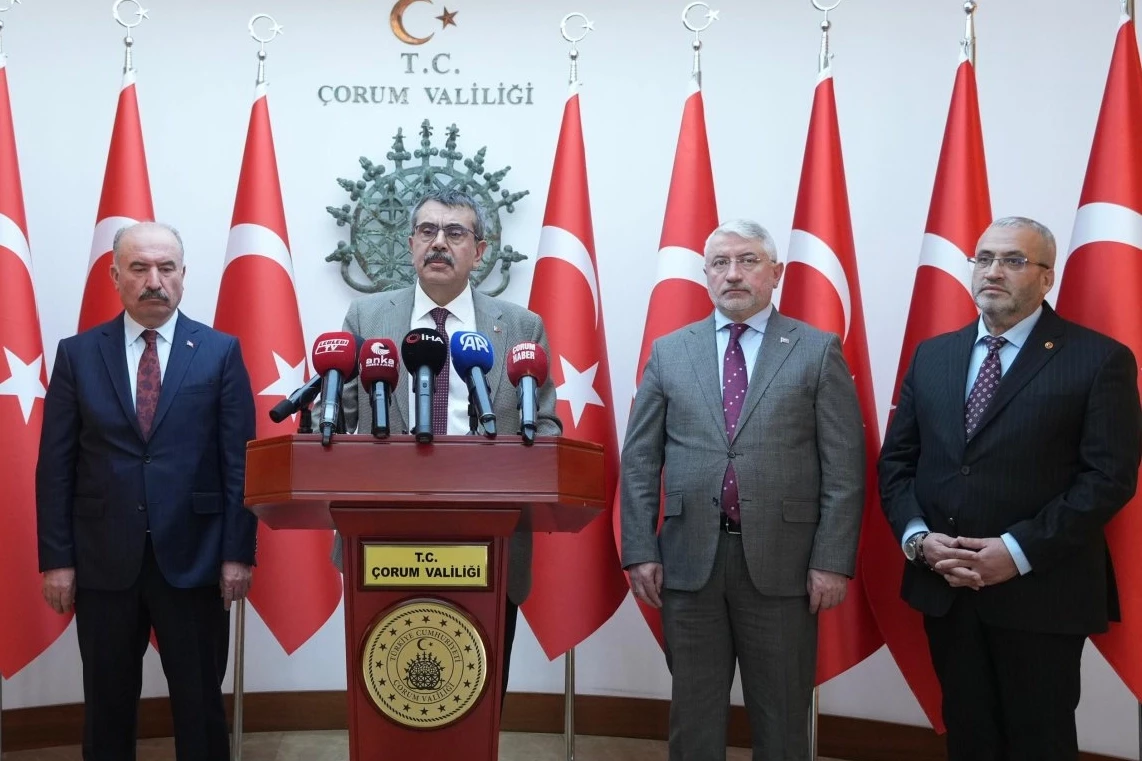 Bakan Tekin eğitimi Çorum